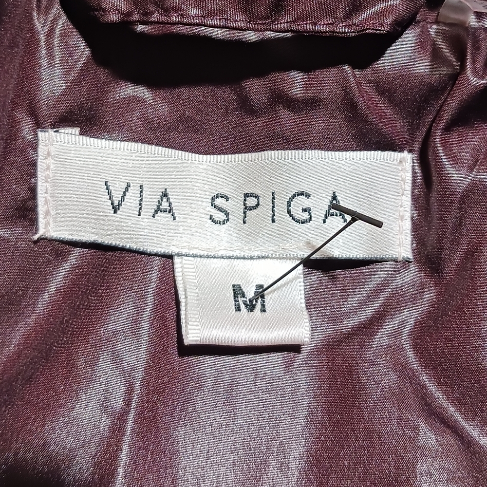 Via Spiga Quilted Clip Belt Coat - Picture 9 of 11